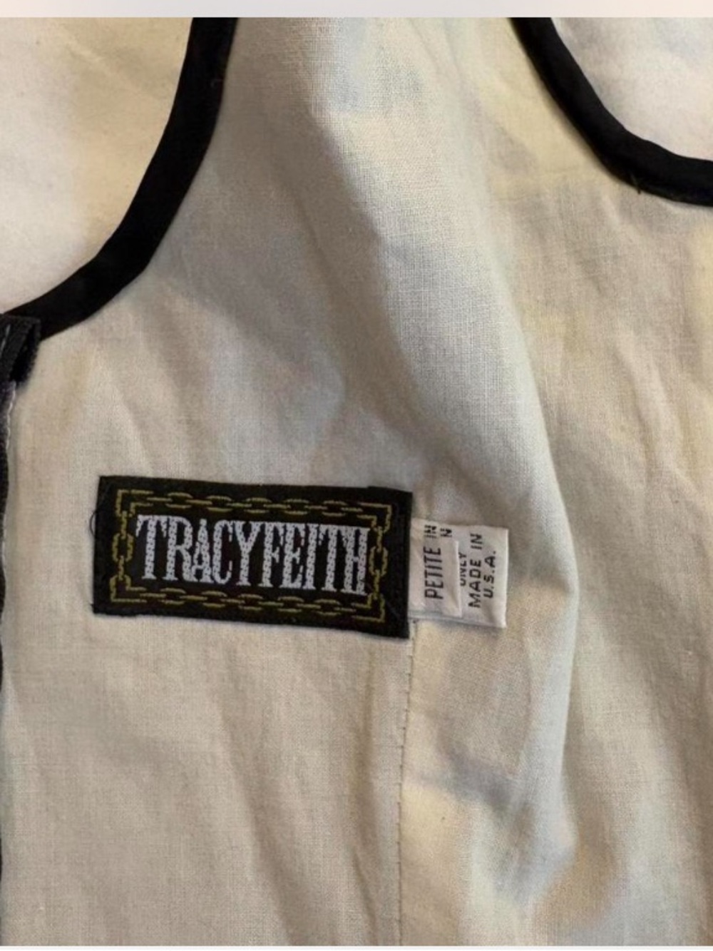 ULTRA RARE Tracy Feith purple/gray corset zip up top ASO Piper Halliwell Charmed - Picture 6 of 6
